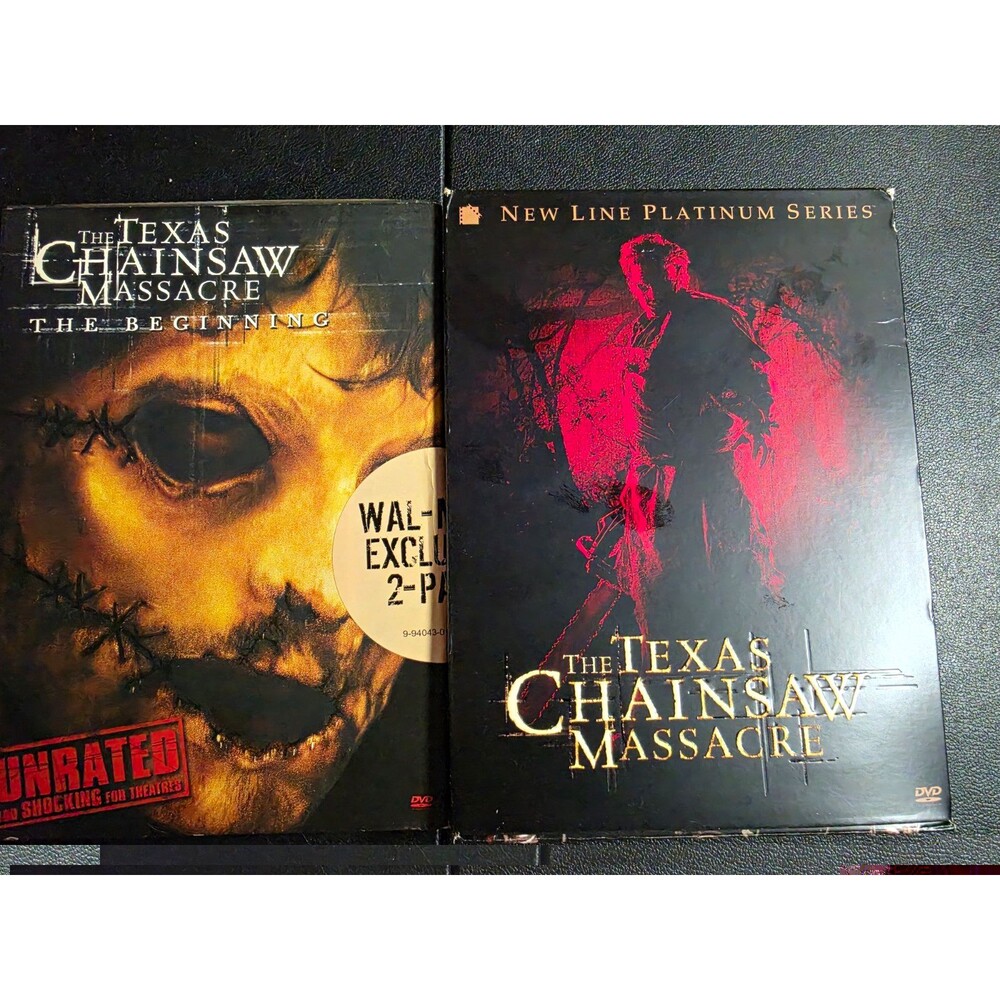 Texas Chainsaw Massacre Platinum Series 2 Disc Complete + Beginning Unrated DVD